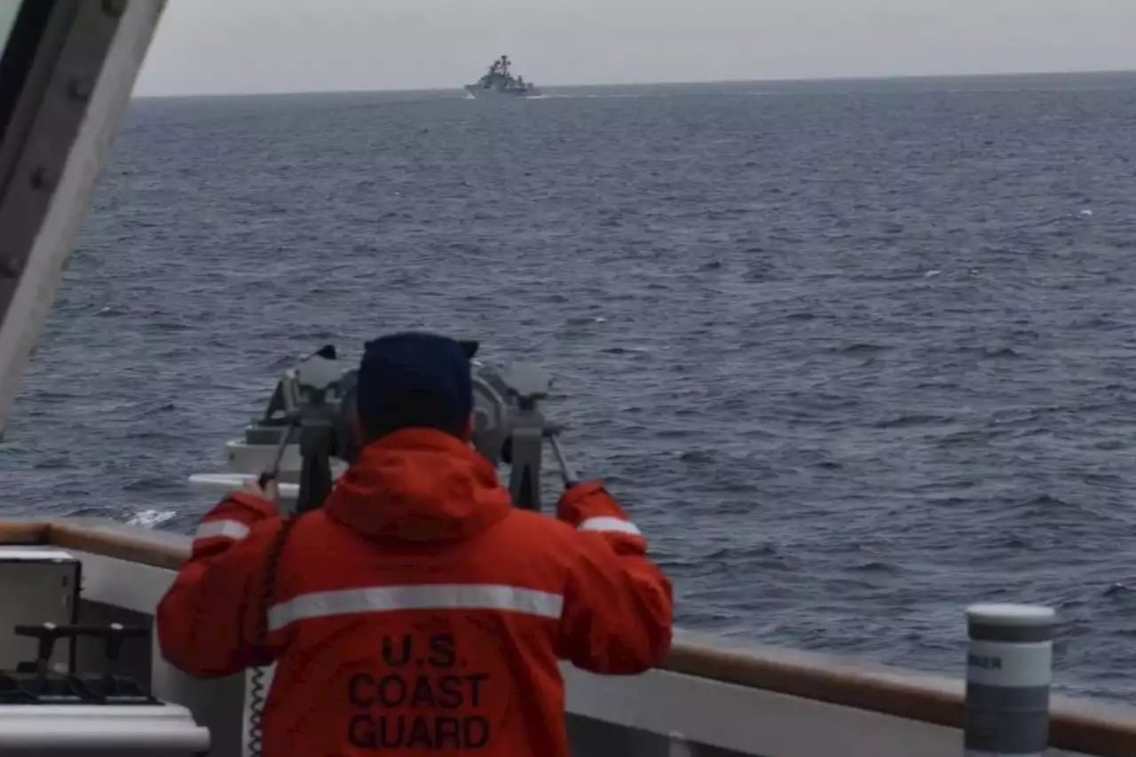 Coast Guard spots Chinese and Russian military ships together in Bering Sea