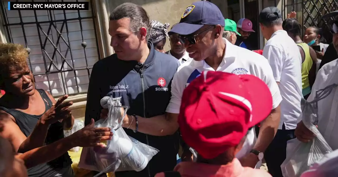 Local leaders call for hurricane relief for Puerto Rico as Mayor Eric Adams surveys damage in Dominican Republic