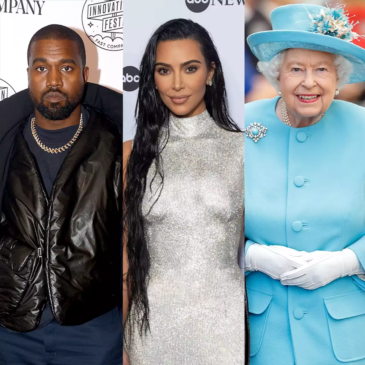 Kanye West Seemingly Compares Kim Kardashian Divorce to Death of Queen Elizabeth II - E! Online