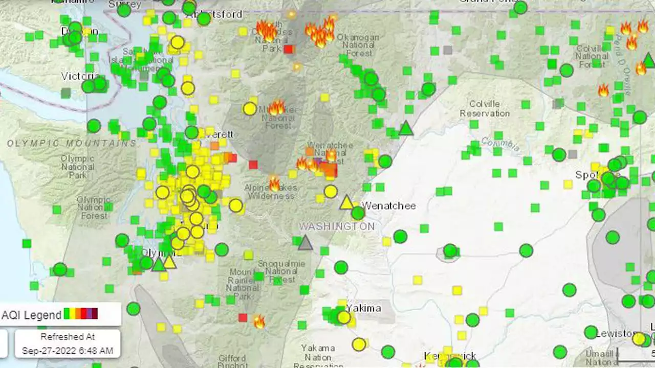 Hazy sunshine with reduced air quality in some areas