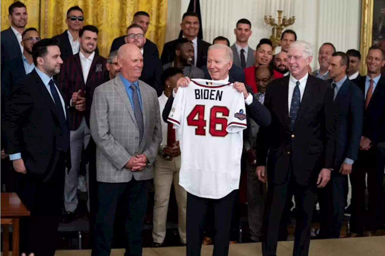 Biden praises Braves' 'unstoppable, joyful run' to 2021 win