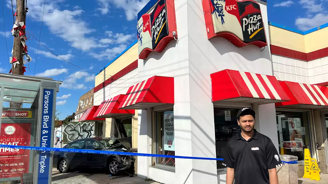 Car Careens Into KFC After NYC Shoplifter Tries to Steal Vehicle: Cops