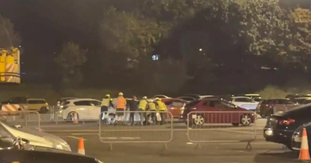 30 parked cars moved to get Goose Fair rides onto site