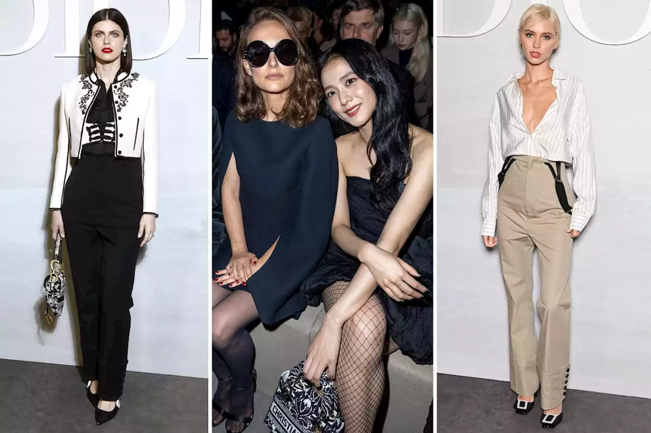 Celebrities at the Dior show: Natalie Portman, Jisoo, Iris Law and more