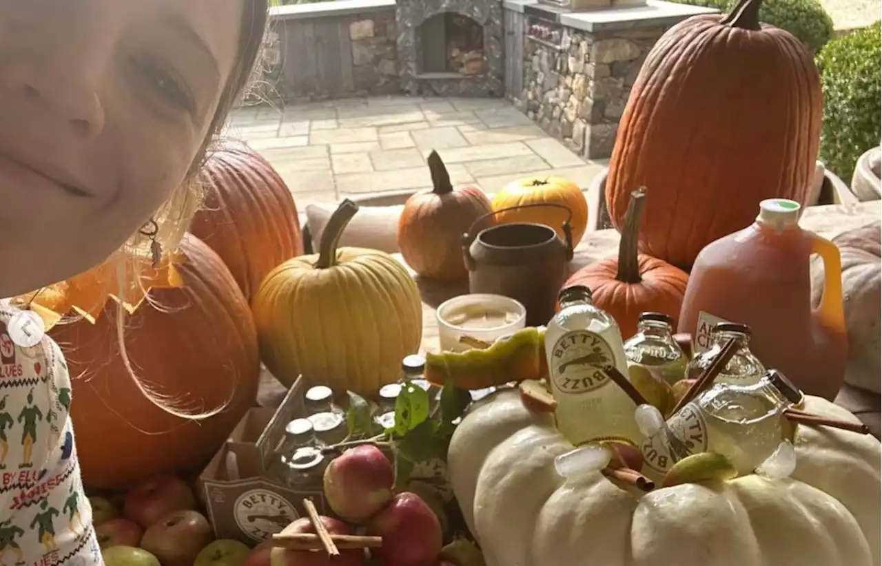 Blake Lively Is Absolutely Living For Decorative Gourd Season