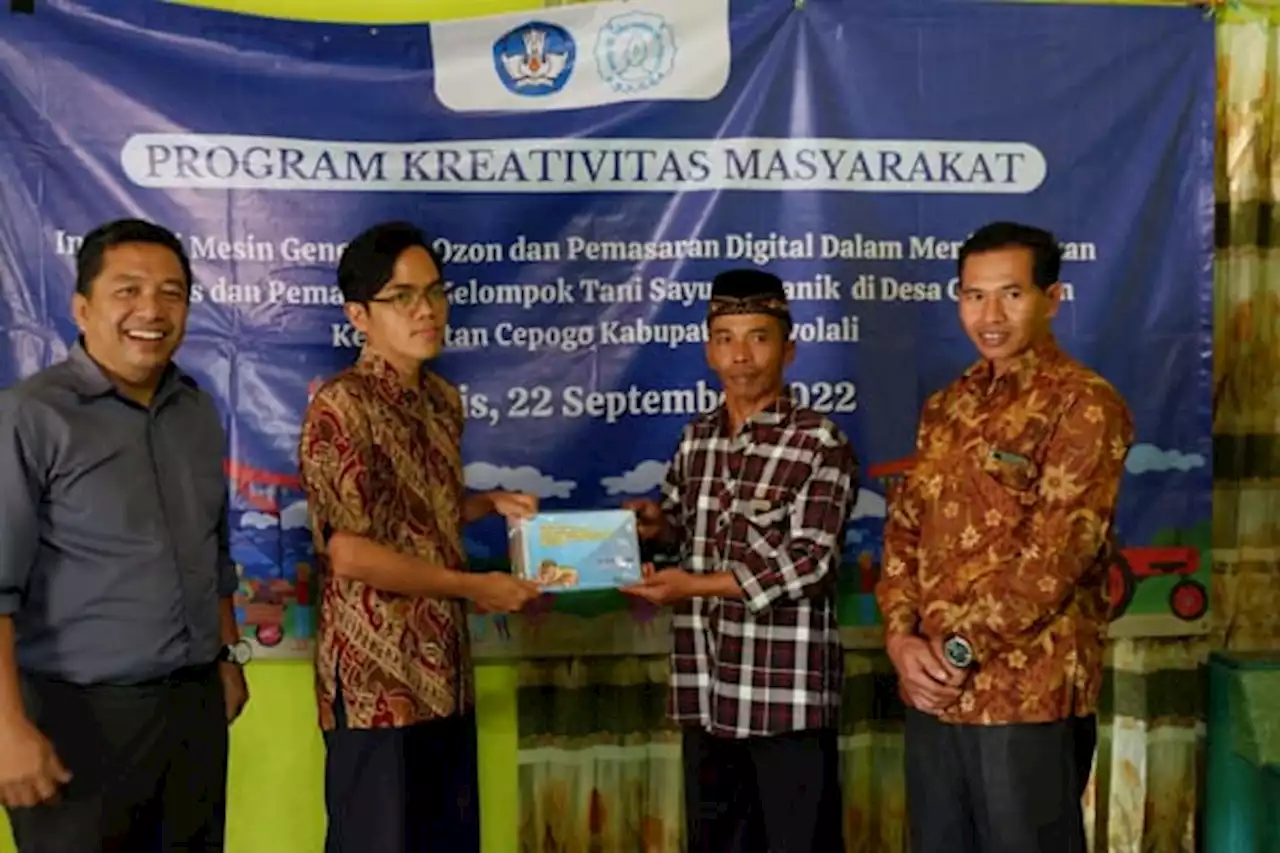 FP UNS Bantu Petani Sayur Gedangan Cepogo Boyolali dengan Mesin Ozon