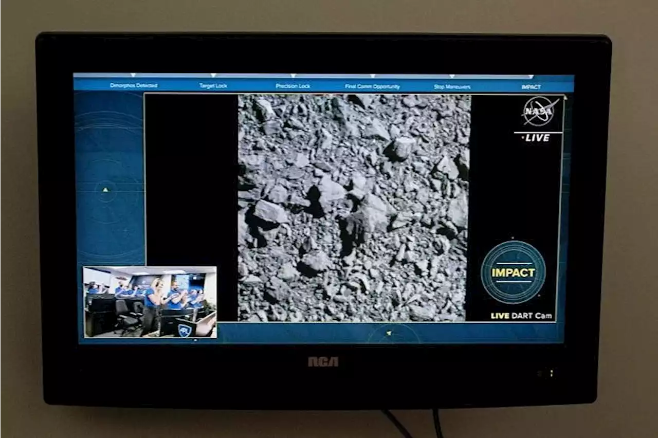 Nasa's Dart spacecraft hits target asteroid in test of planetary defence system