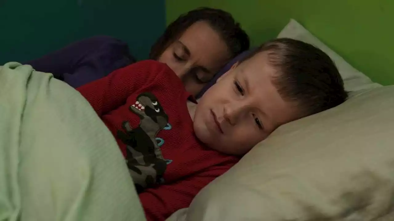 5-Year-Old Reluctantly Lets Crying Mom Sleep In His Bed Again