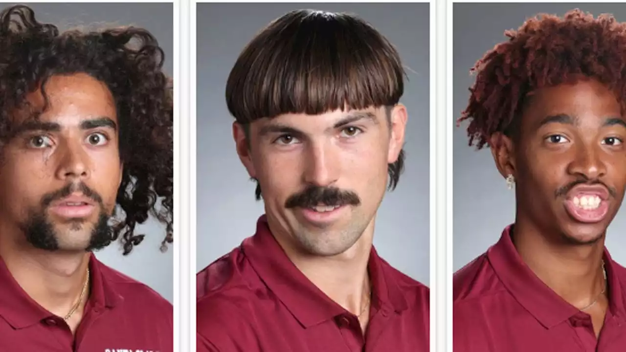 The Santa Clara University men's cross country team photos are incredible