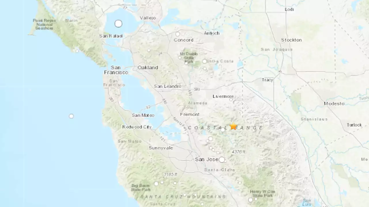 A preliminary 3.4 earthquake reported in San Jose, USGS says