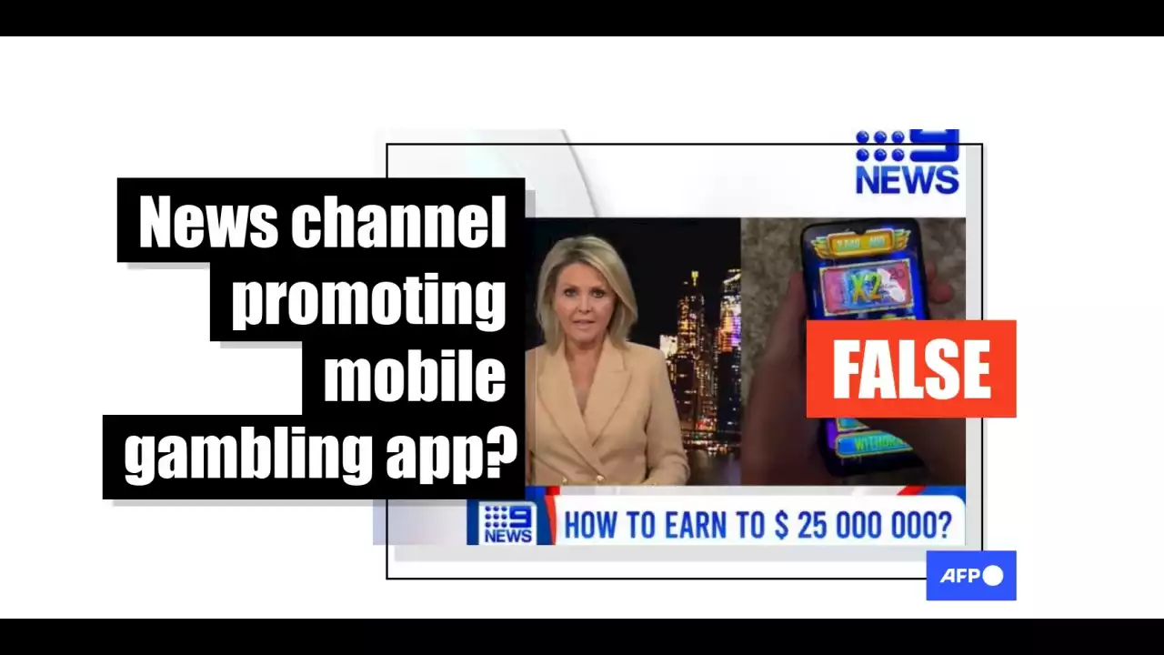 Posts share altered Australian news reports to promote gambling apps