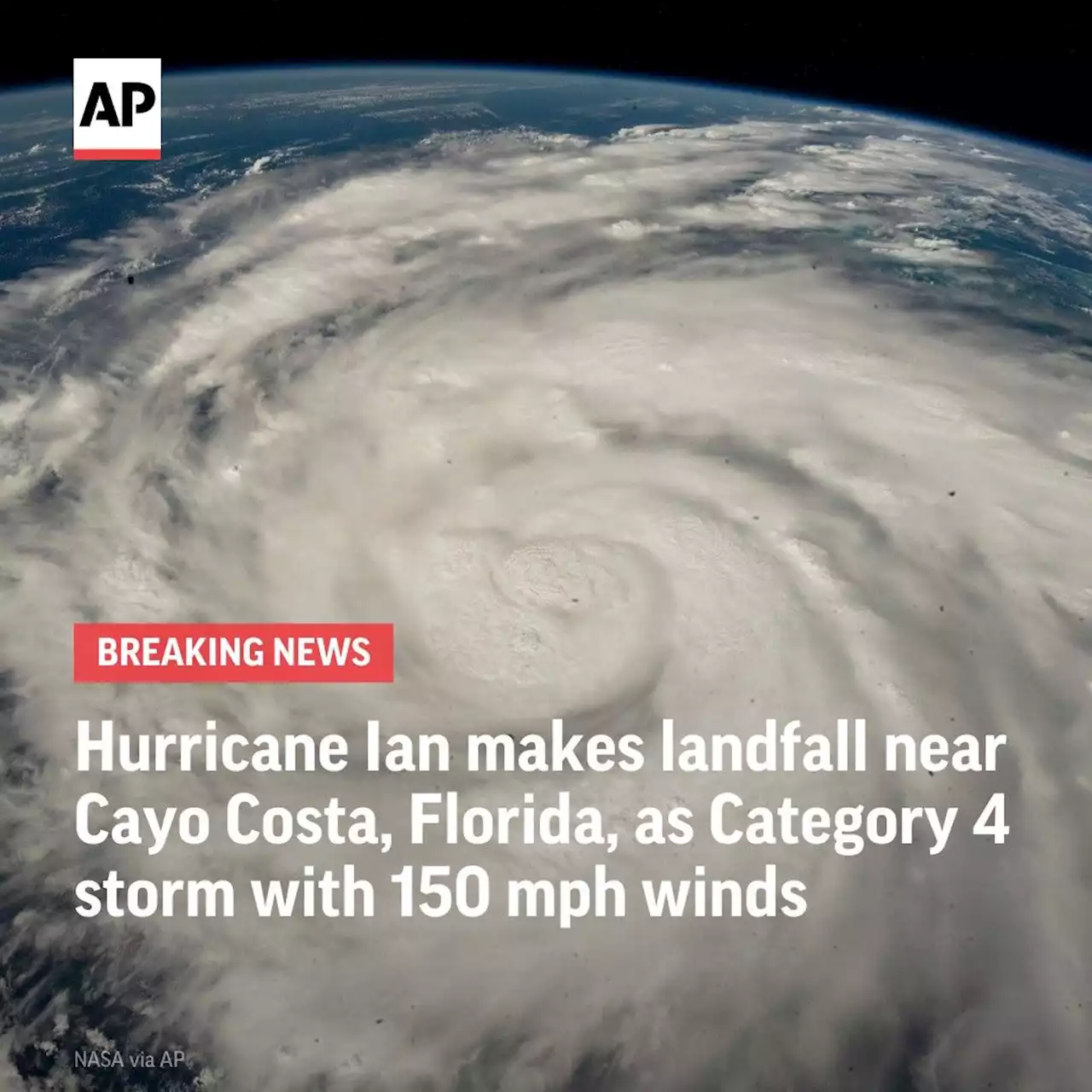 Ian makes landfall in southwest Florida as Category 4 storm