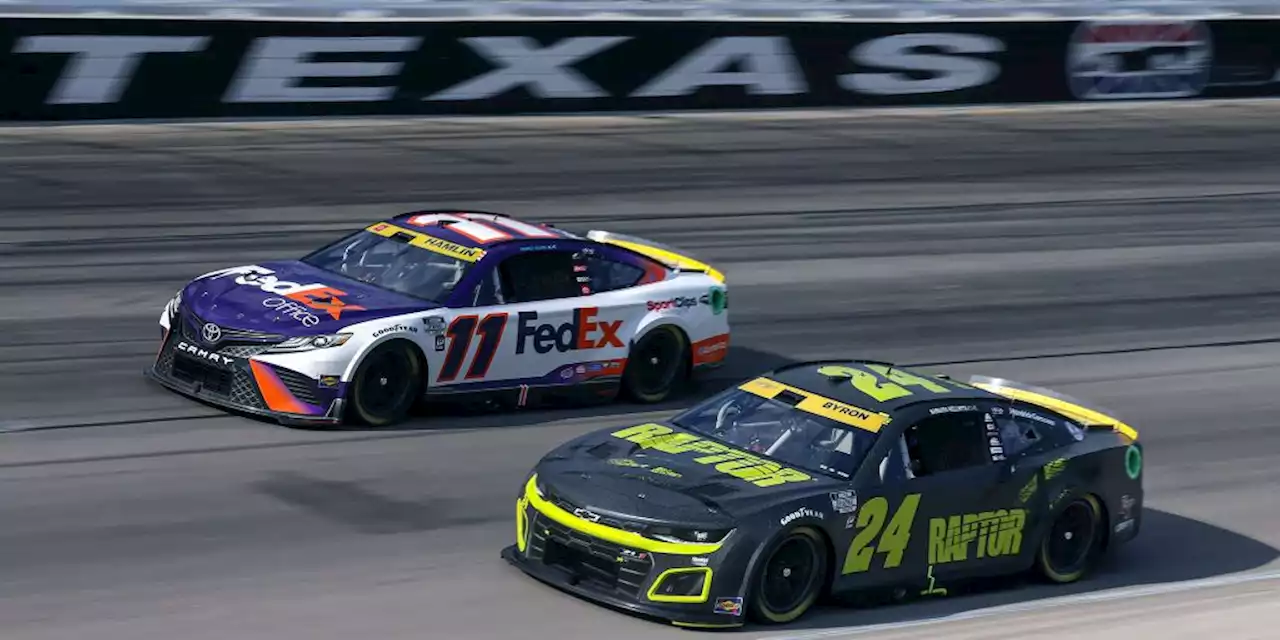 NASCAR Comes Down Hard on William Byron for Ramming Denny Hamlin at Texas