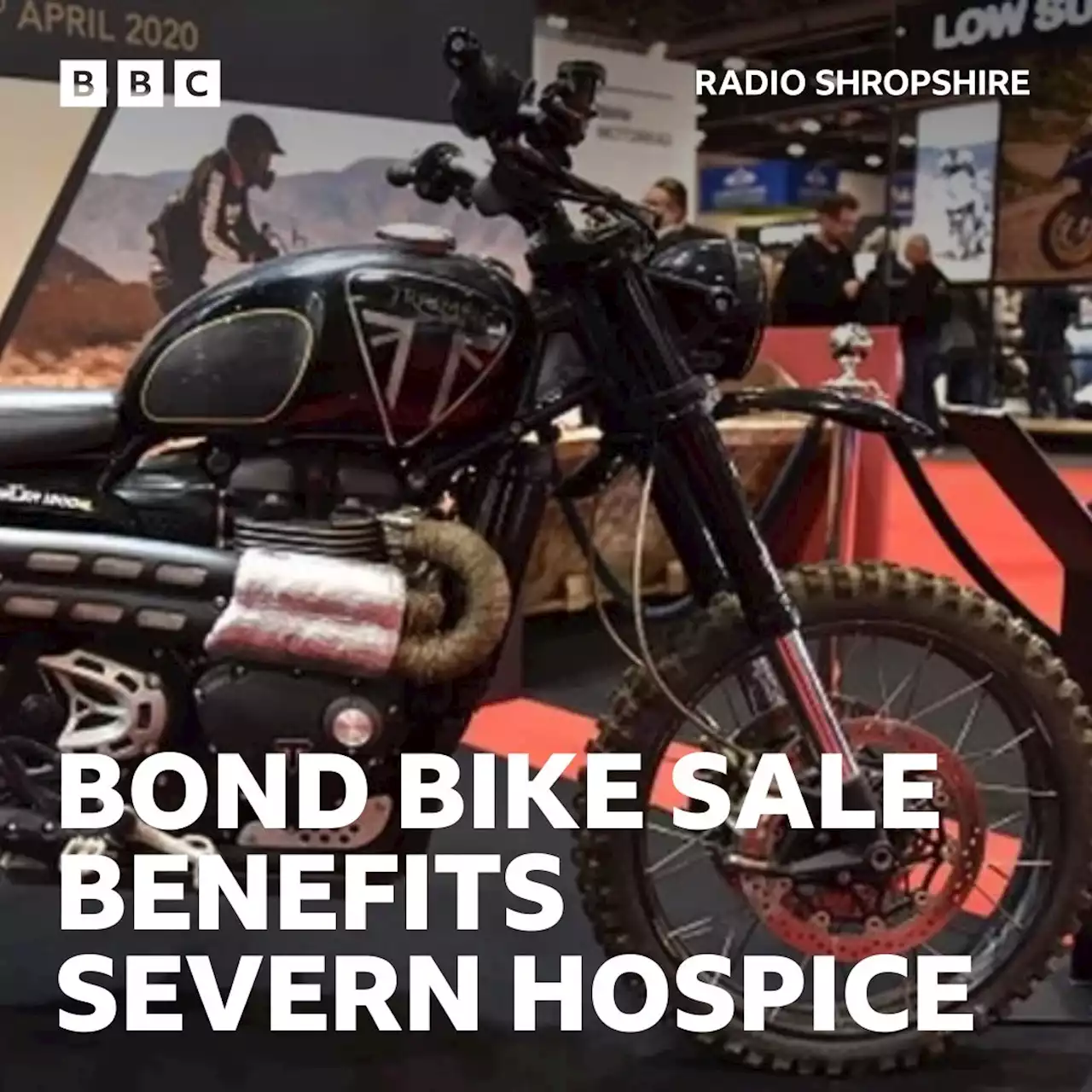 Bond bike up for auction in Severn Hospice fundraiser