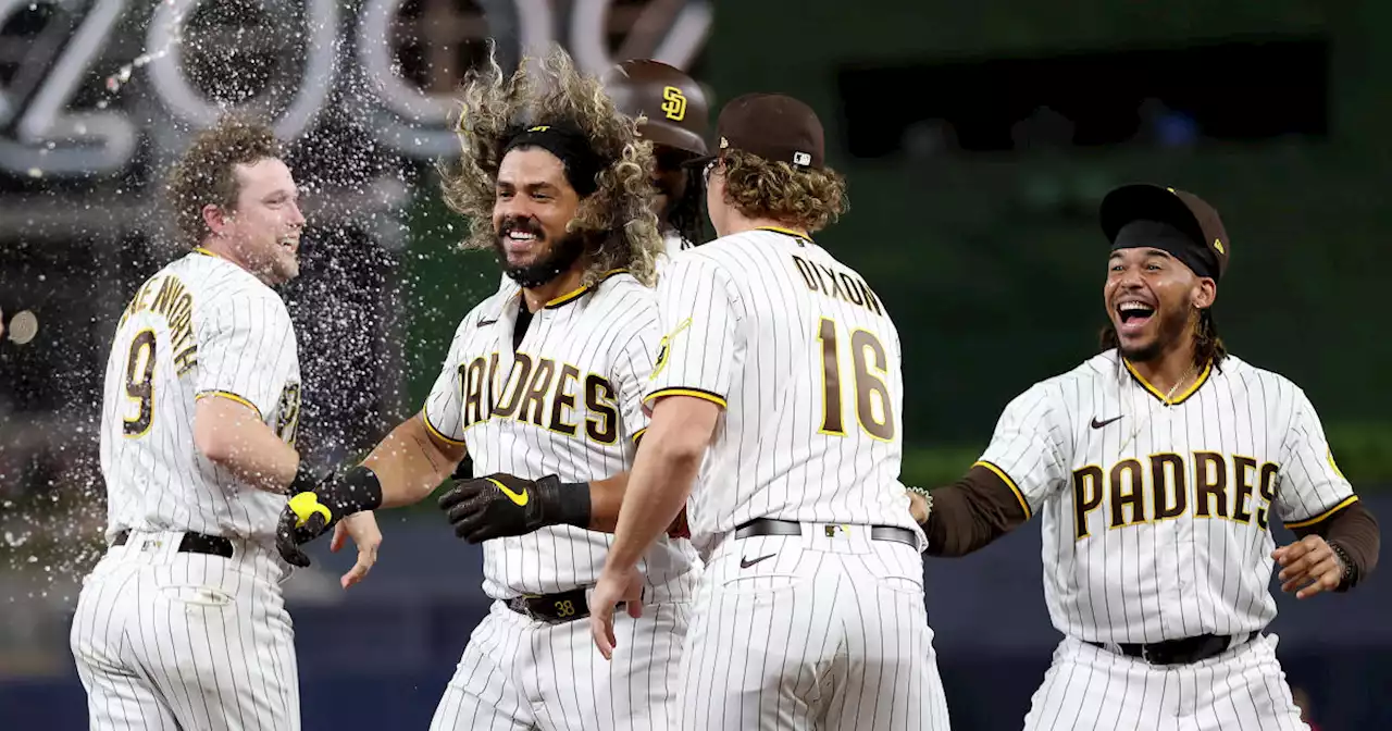 Padres beat Dodgers with walk-off walk in 10th, reduce magic number to 4