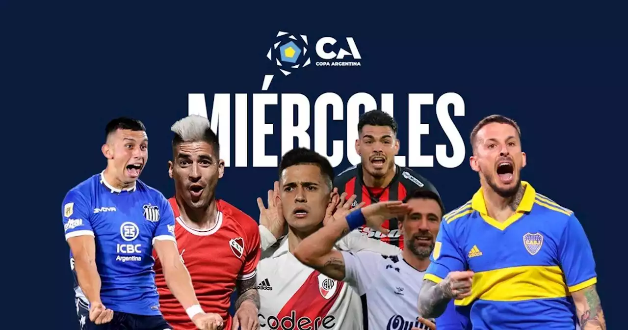 Súper miércoles de Copa Argentina