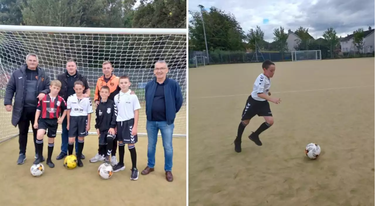 Primary football team gets new kit gifted after previous ones were 'stolen'