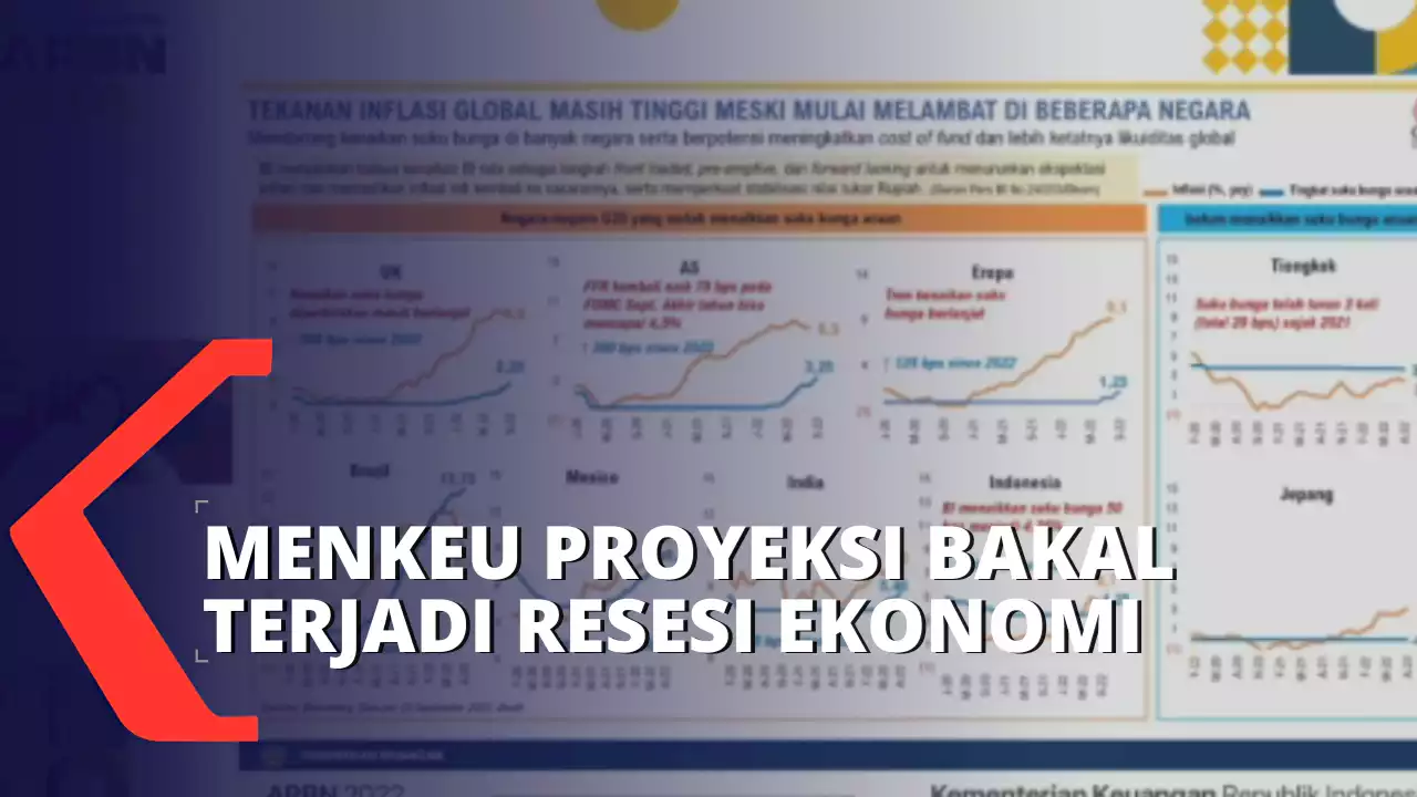 Menkeu Sri Mulyani Proyeksi Ekonomi Dunia Tahun 2023 Bakal Masuk Jurang Resesi