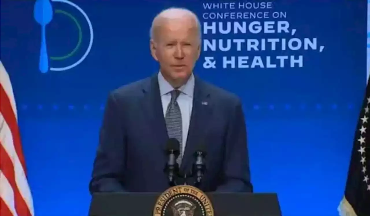 Biden on ending hunger in US: 'I know we can do this'