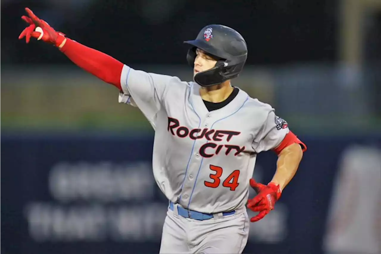 Angels bring top prospect Logan O’Hoppe to taxi squad