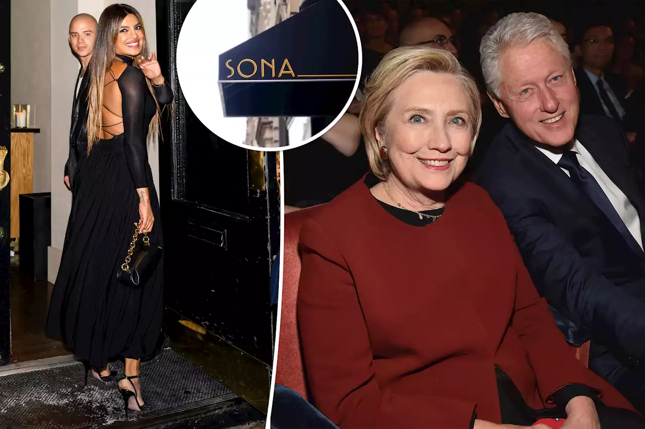 Bill and Hillary Clinton hit up Priyanka Chopra’s Sona restaurant