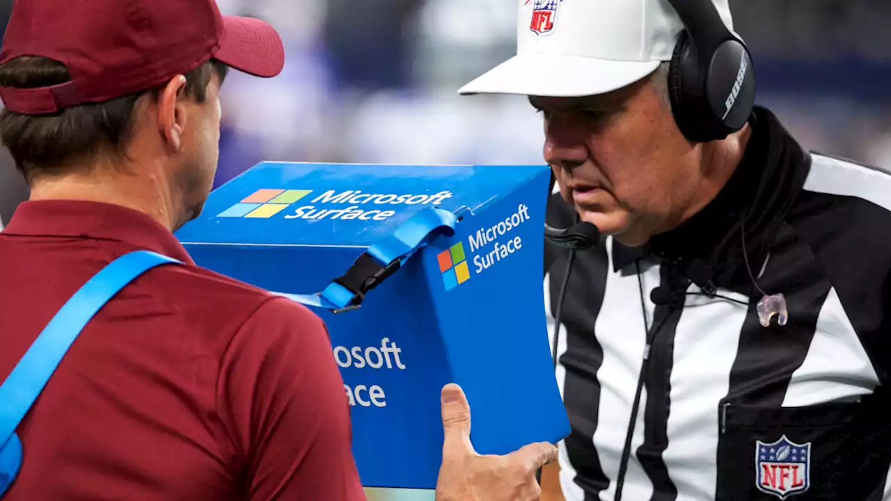 NFL warns teams not to destroy their Surface Pro tablets after GOAT Brady destroys two in one game