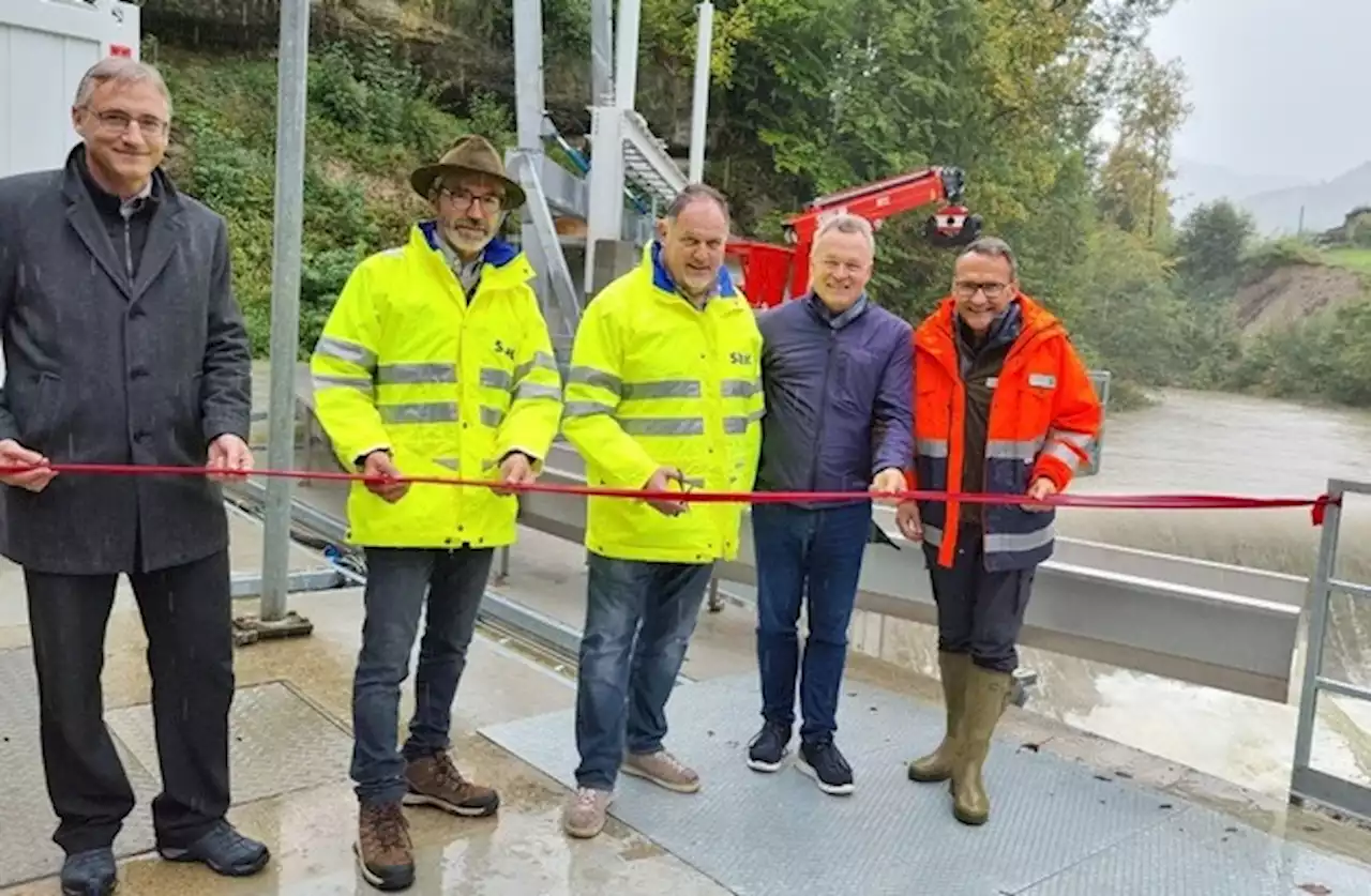 SAK und ETH Zürich starten innovative Fischleitrechen-Forschung beim Wasserkraftwerk Herrentöbeli an der Thur