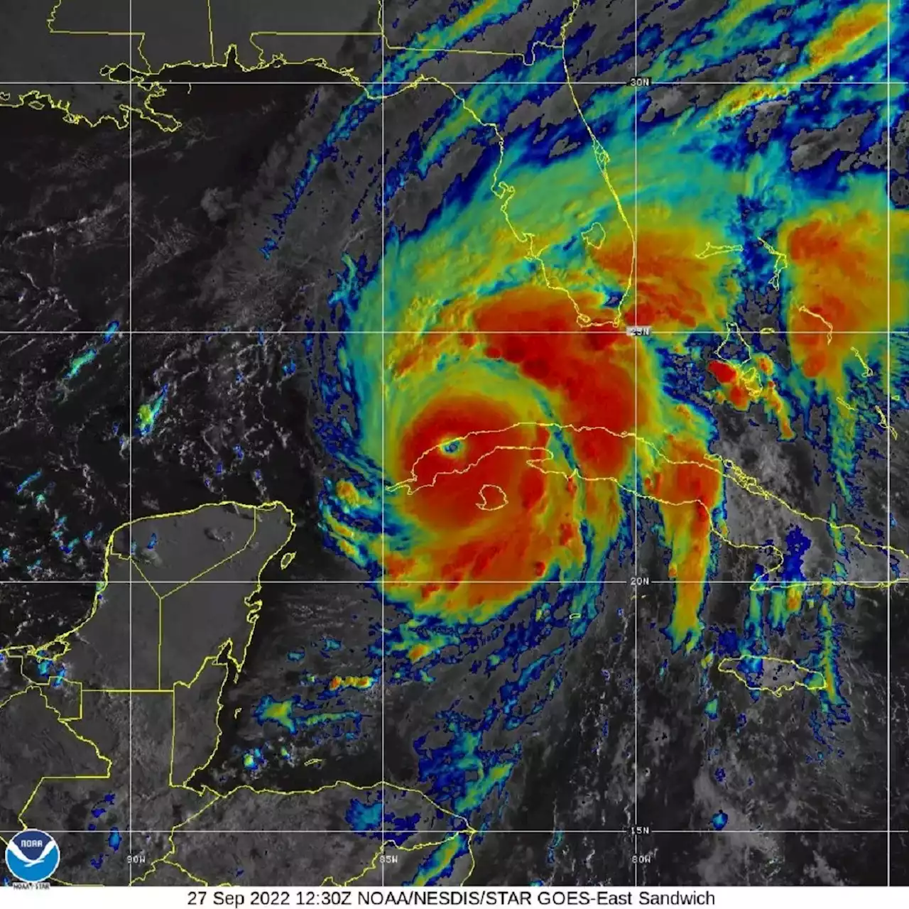 Huracán Ian se fortalece, alcanza categoría 4 'extremadamente peligrosa' y llega a Florida - Pulzo