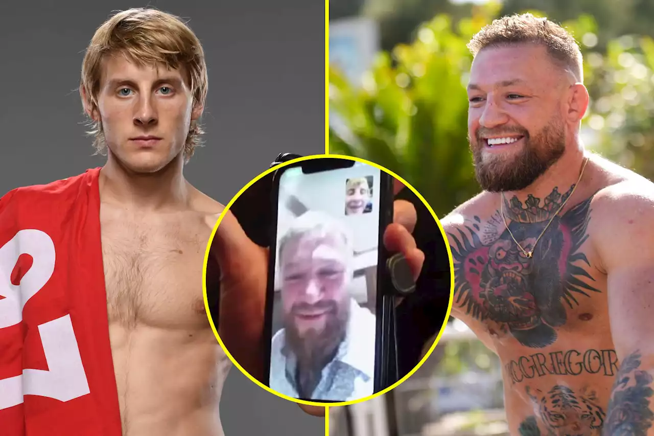 UFC star Conor McGregor points out Paddy Pimblett’s weight gain during FaceTime call