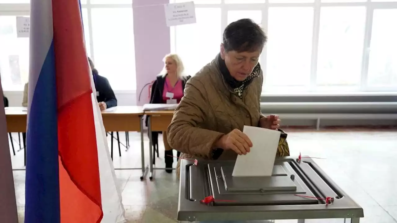 Russia Declares Victory in Ukraine Referendums ‘Farce’