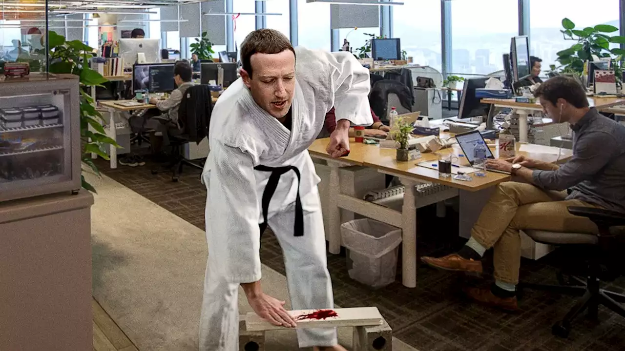 Facebook Employees Sigh As Mark Zuckerberg Tries For 10th Time To Break Board With Fist