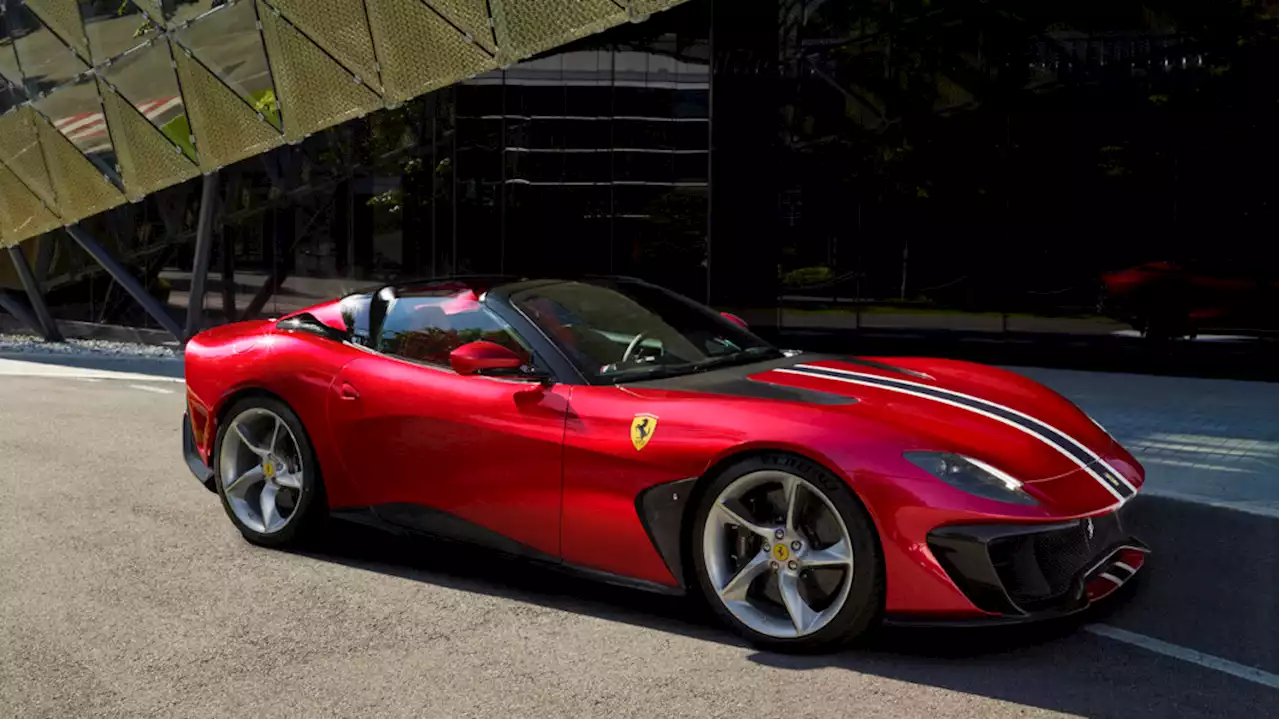 Ferrari SP51 is a V12 roadster with gorgeous paint based on the 812 GTS Spider | Autoblog