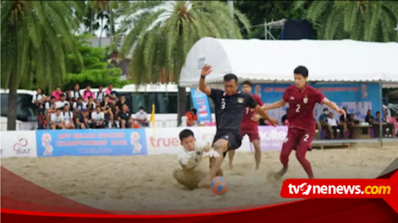 Timnas Sepak Bola Pantai Indonesia Kalah pada Laga Perdana Kontra Thailand di AFF Beach Soccer Championship 2022