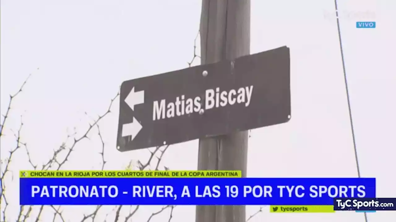 Hinchas fanáticos de River le pusieron Marcelo Gallardo y Matías Biscay a dos calles de La Rioja - TyC Sports