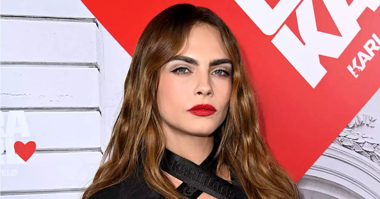 Cara Delevingne Serves Glamour in a Tuxedo Jacket During Paris Fashion Week