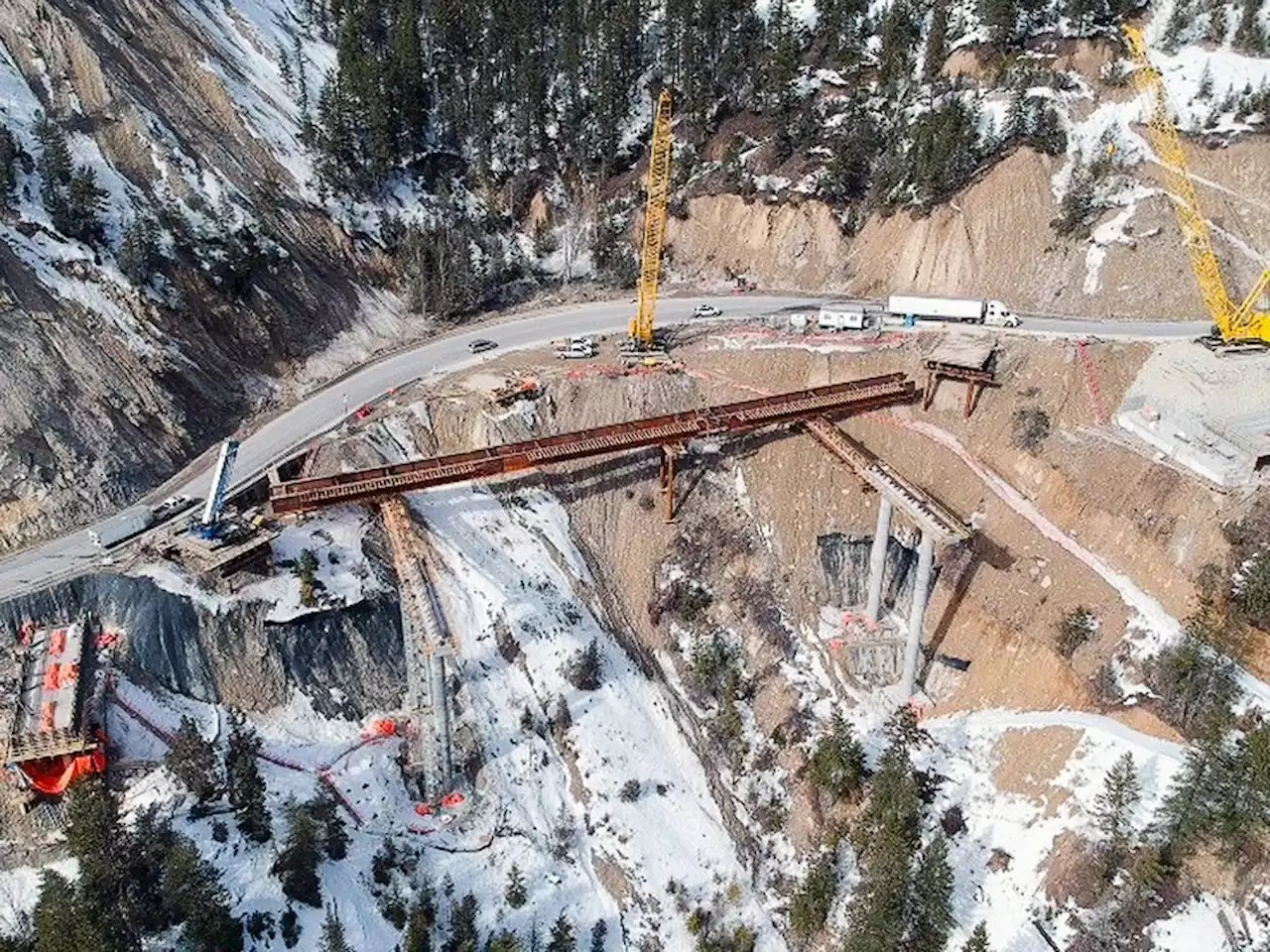 Highway 1 in Kicking Horse Canyon now closed until Dec. 1