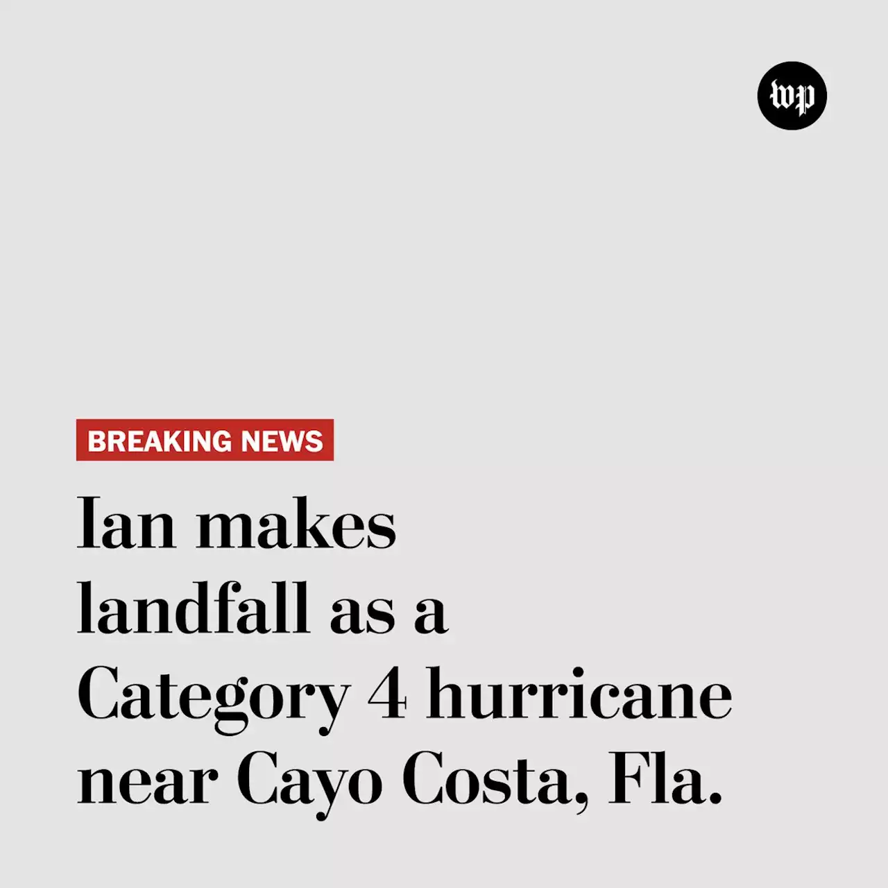 Hurricane Ian live updates: Storm makes landfall in southwest Florida