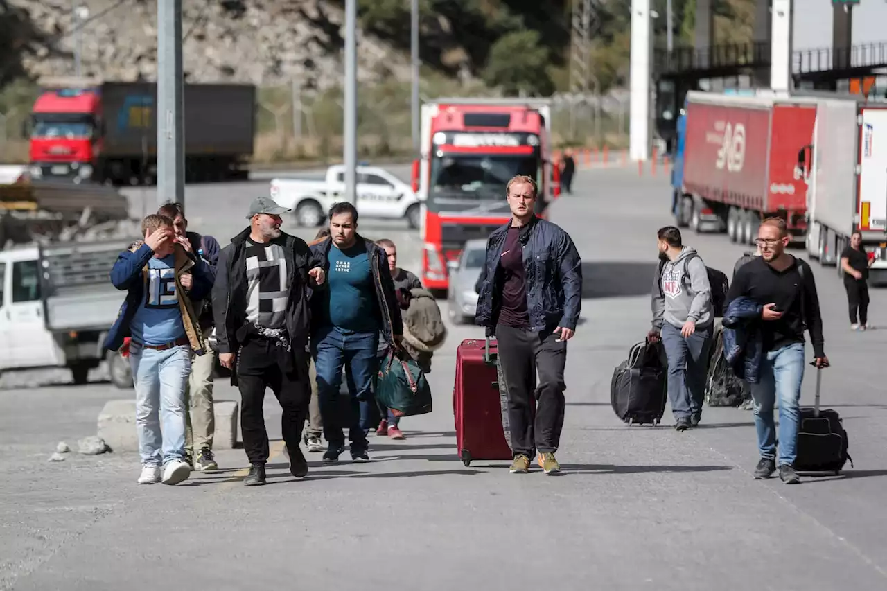 The Russian men fleeing mobilization, and leaving everything behind