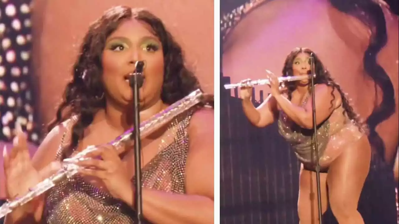 Lizzo 'feeling good as hell' after playing James Madison's crystal flute on stage