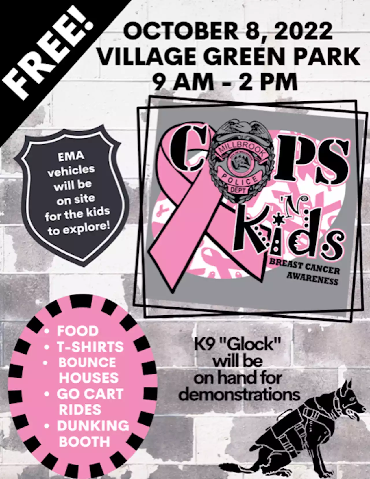 Millbrook Police Department to hold annual Cops 'N' Kids Day - Alabama News