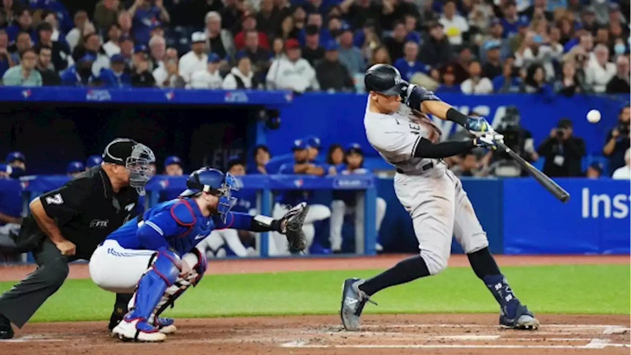 Yankees star Aaron Judge hits 61st home run in Toronto, ties Roger Maris' AL record