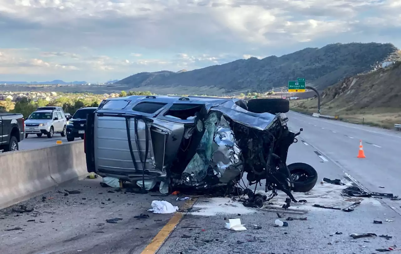 Multi-vehicle crash on C-470 shuts down an eastbound stretch of the highway near Morrison