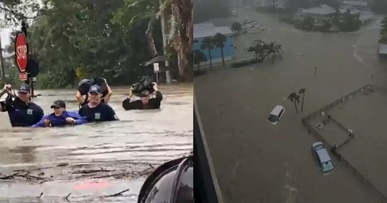 Incredible video shows flooding, damage caused by Hurricane Ian