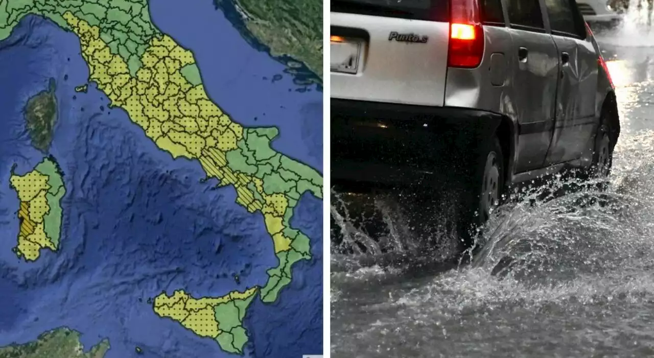 Allerta meteo: temporali a Roma. Maltempo in 12 regioni: dal Lazio alle Marche e l'Umbria