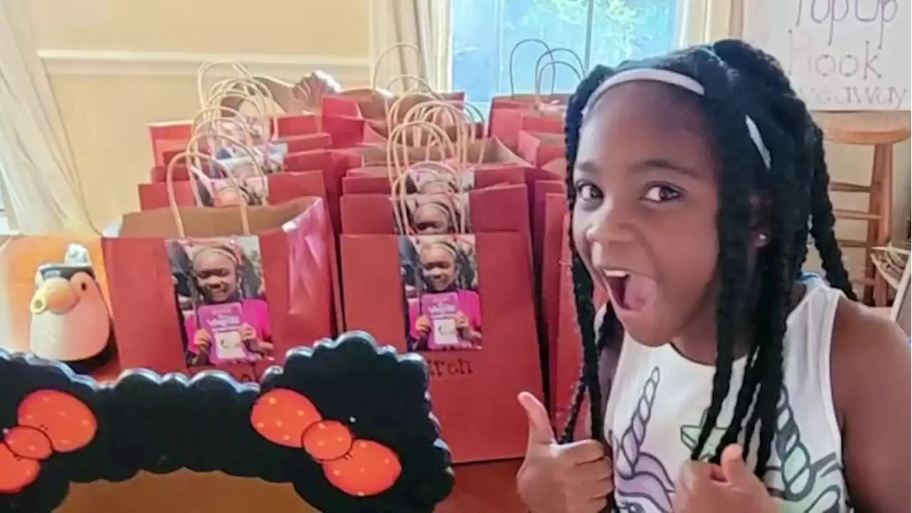 ‘A Book and a Smile’: 9-year-old Missouri City girl awarded for project aimed at building children’s libraries, improving relationships with police