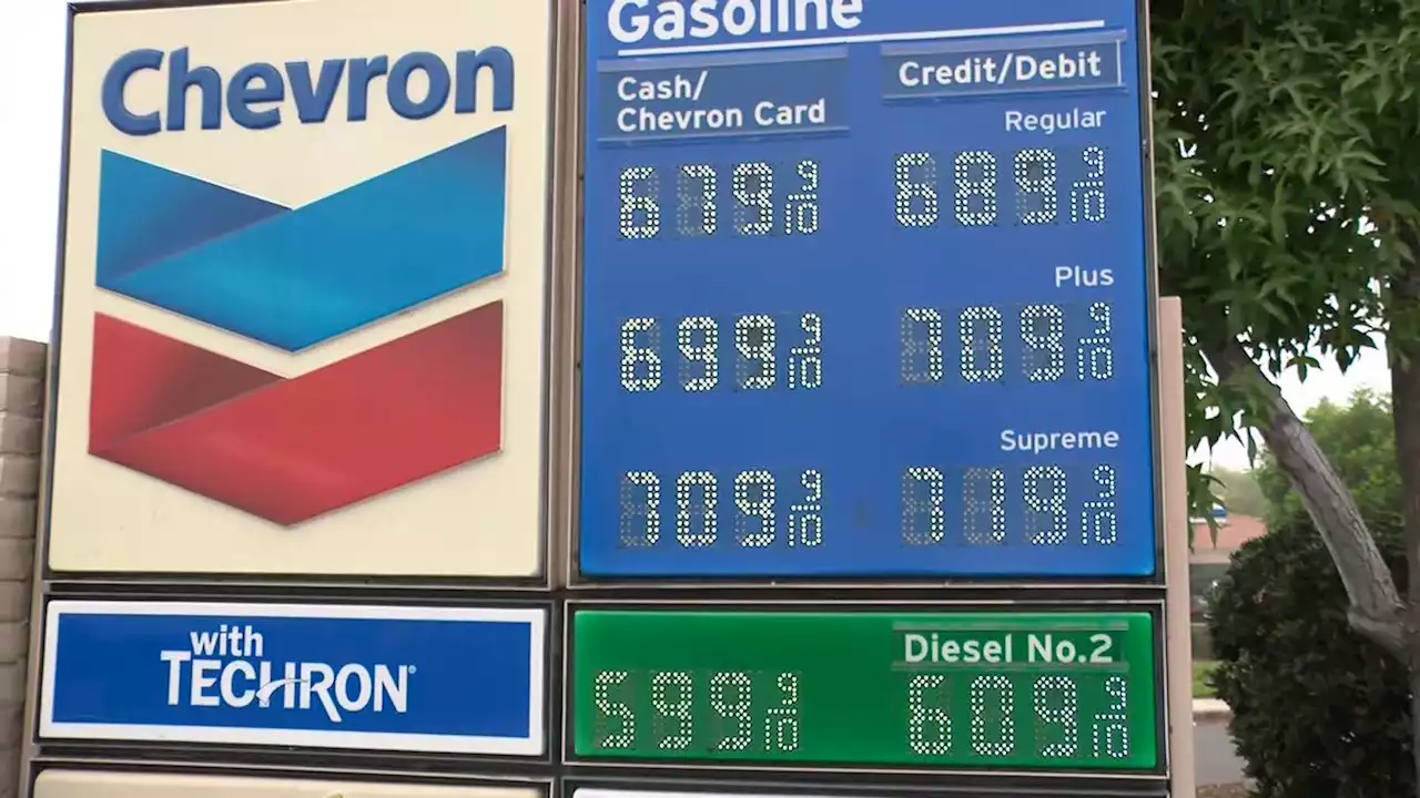 Average San Diego County gas price rises 15.7 cents overnight to $6.20 -