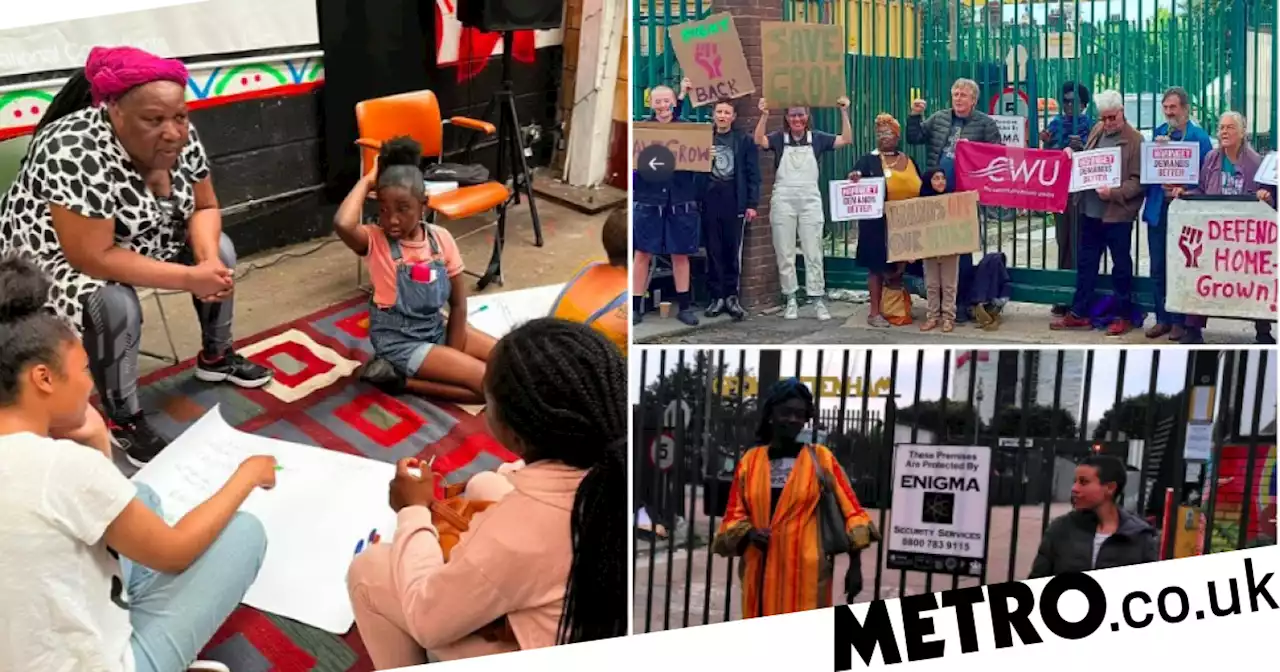 Volunteers feeding 40 children 'evicted' to make way for block of flats