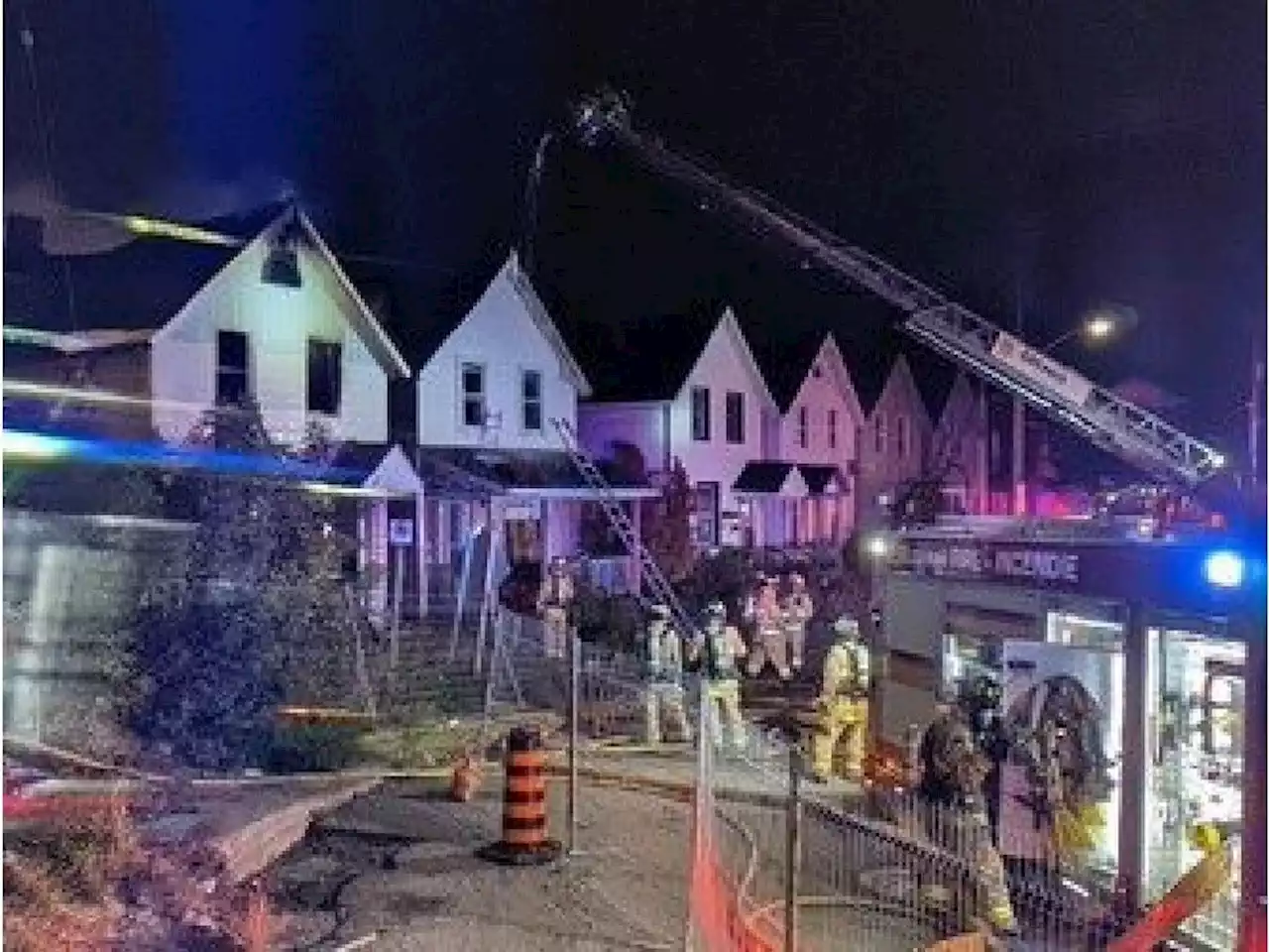 Firefighter injured as responders fight two house fires in the Glebe Annex