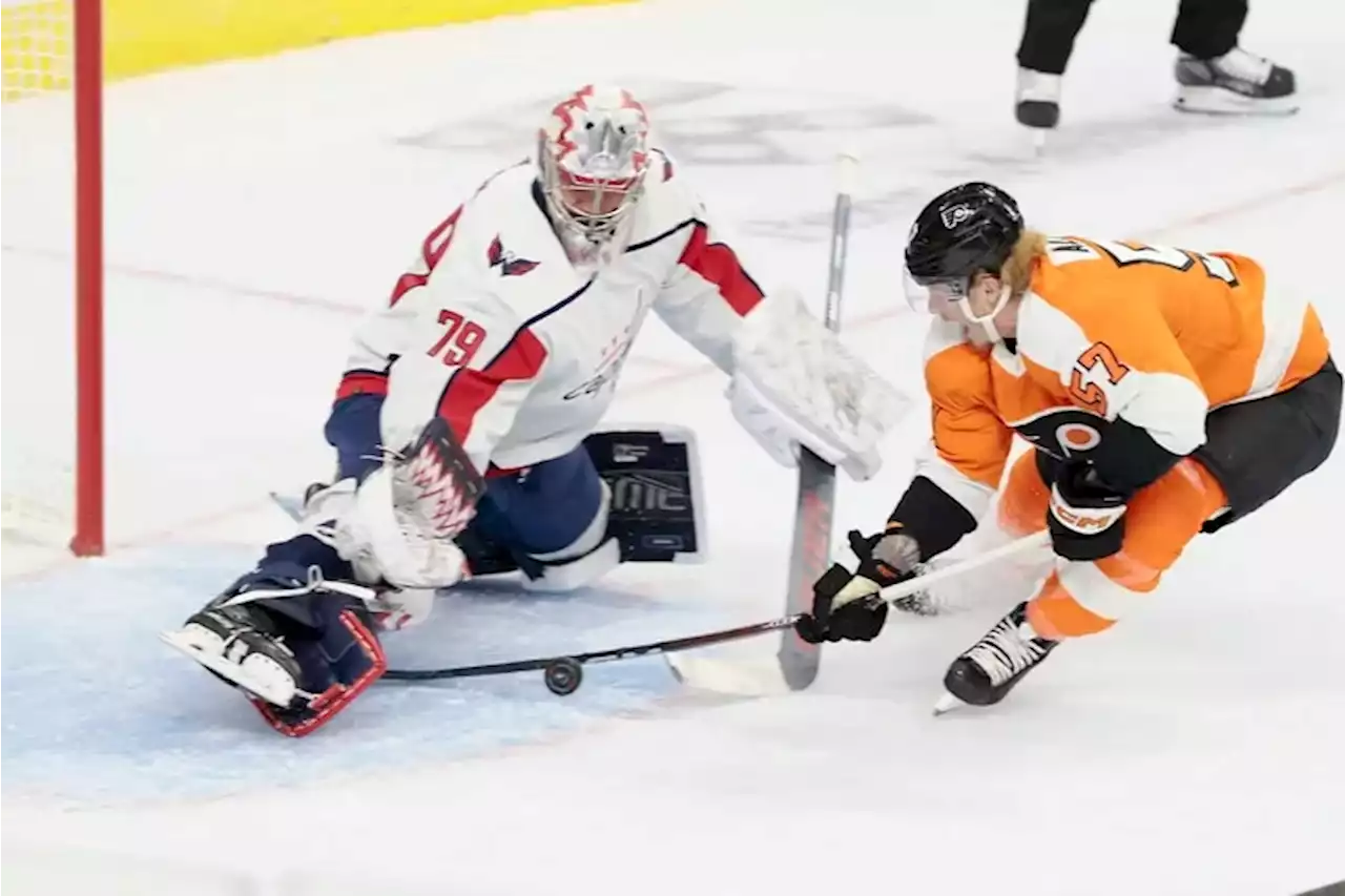 Hindered by second-period woes, Flyers drop second preseason game, 3-1, to the Washington Capitals