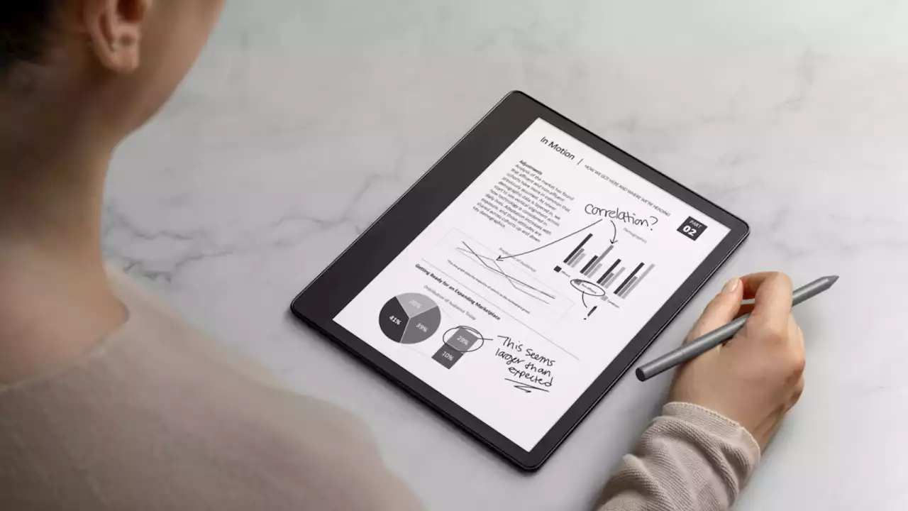 Amazon announces the Kindle Scribe, a massive 10' e-reader with a stylus